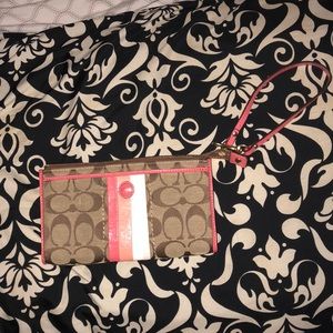 Large Coach Wristlet
